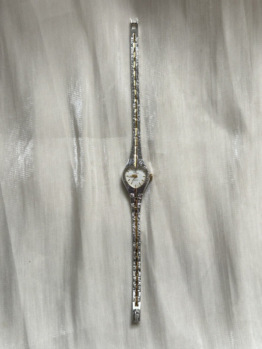 Heart Dial Gold-Tone Watch